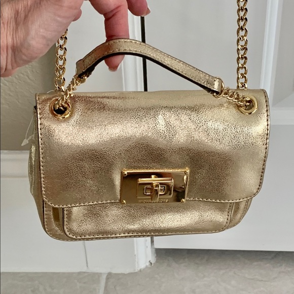 NEW CONDITION - MICHAEL KORS Shoulder/Crossbody Bag (Gold) - Picture 2 of 16